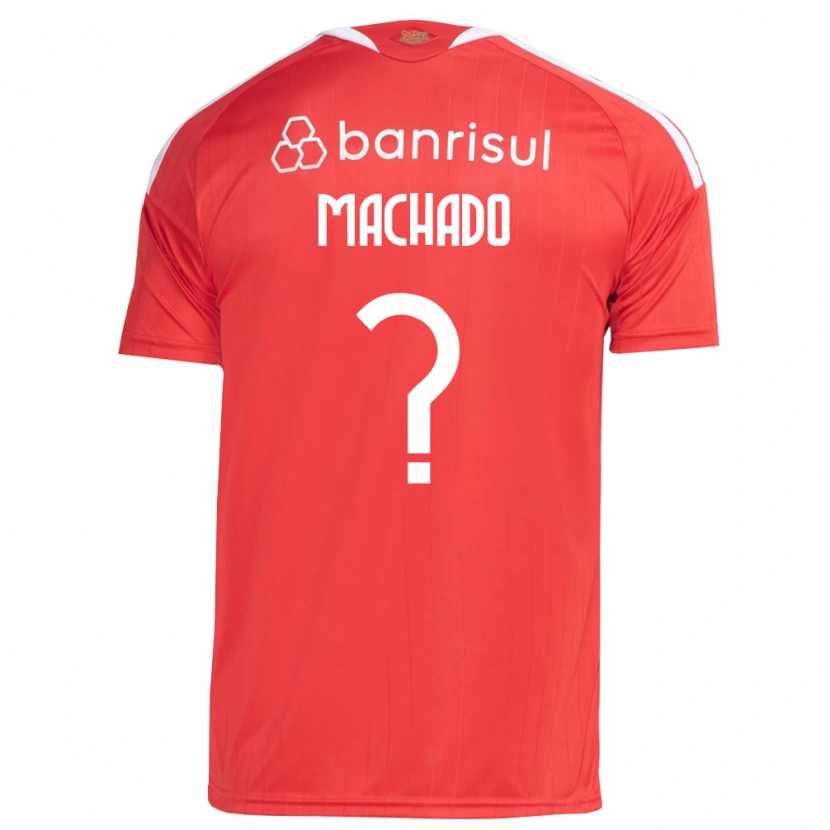 Danxen Uomo Maglia Édson Machado #0 Rosso Bianco Kit Gara Home 2026/27 Maglietta