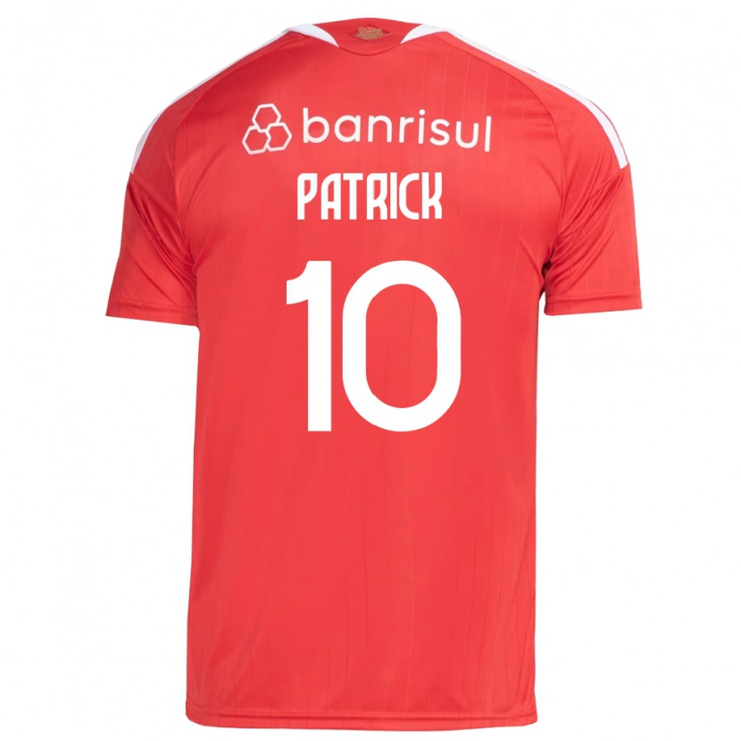 Danxen Uomo Maglia Alan Patrick #10 Rosso Bianco Kit Gara Home 2026/27 Maglietta
