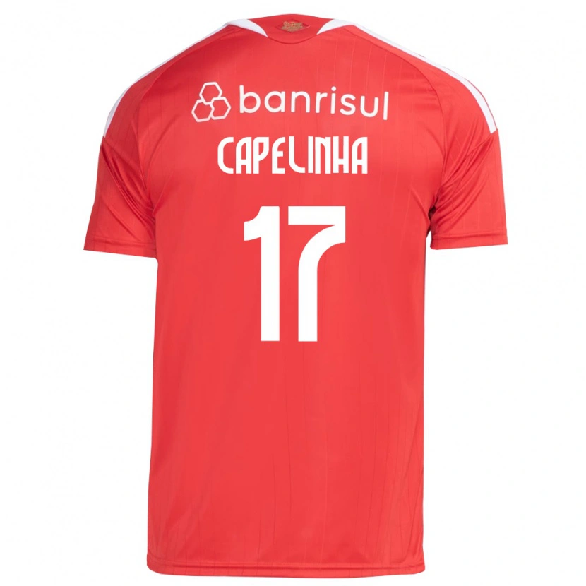 Danxen Uomo Maglia Capelinha #17 Rosso Bianco Kit Gara Home 2026/27 Maglietta