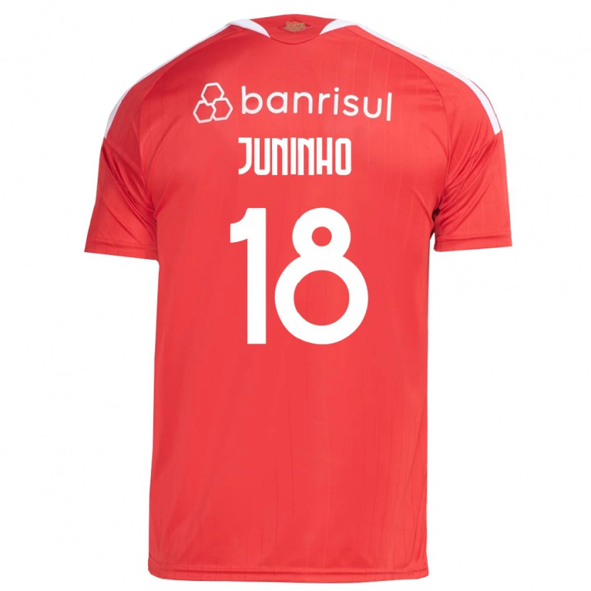 Danxen Uomo Maglia Juninho #18 Rosso Bianco Kit Gara Home 2026/27 Maglietta
