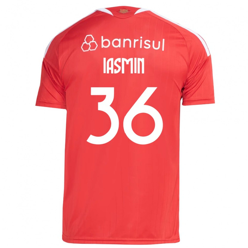 Danxen Uomo Maglia Iasmin #36 Rosso Bianco Kit Gara Home 2026/27 Maglietta