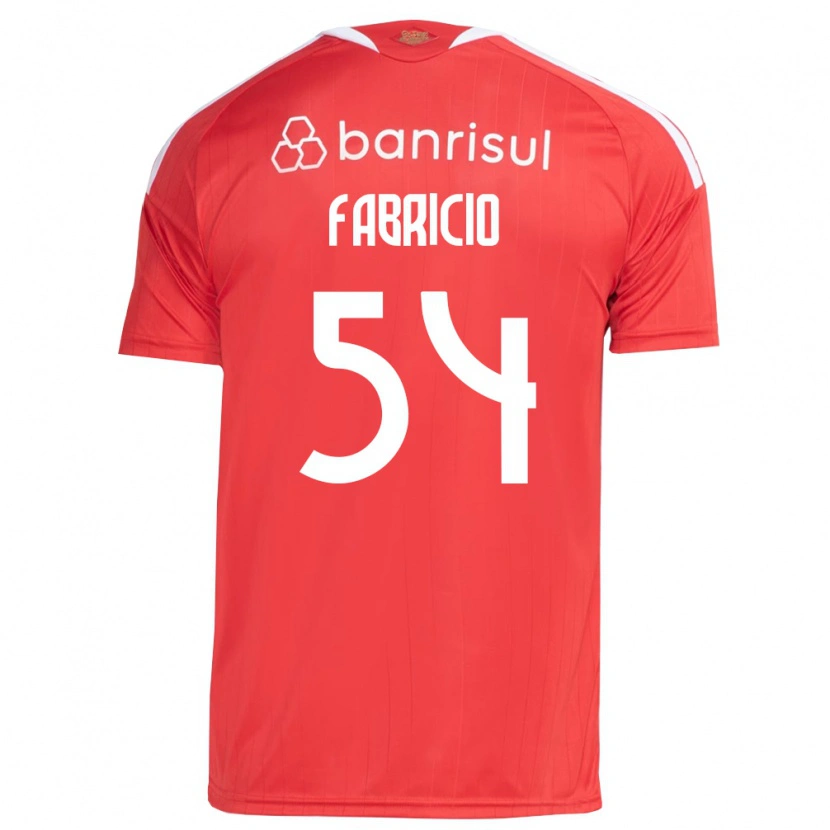 Danxen Uomo Maglia Fabricio Zechmeister Do Prado #54 Rosso Bianco Kit Gara Home 2026/27 Maglietta