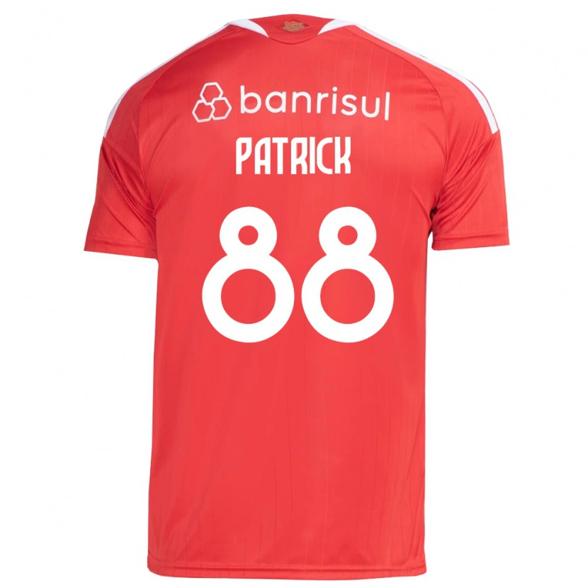 Danxen Uomo Maglia Patrick #88 Rosso Bianco Kit Gara Home 2026/27 Maglietta