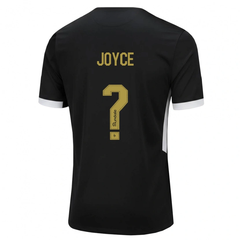 Danxen Uomo Maglia Joyce #0 Nero Bianco Giallo Kit Gara Home 2026/27 Maglietta