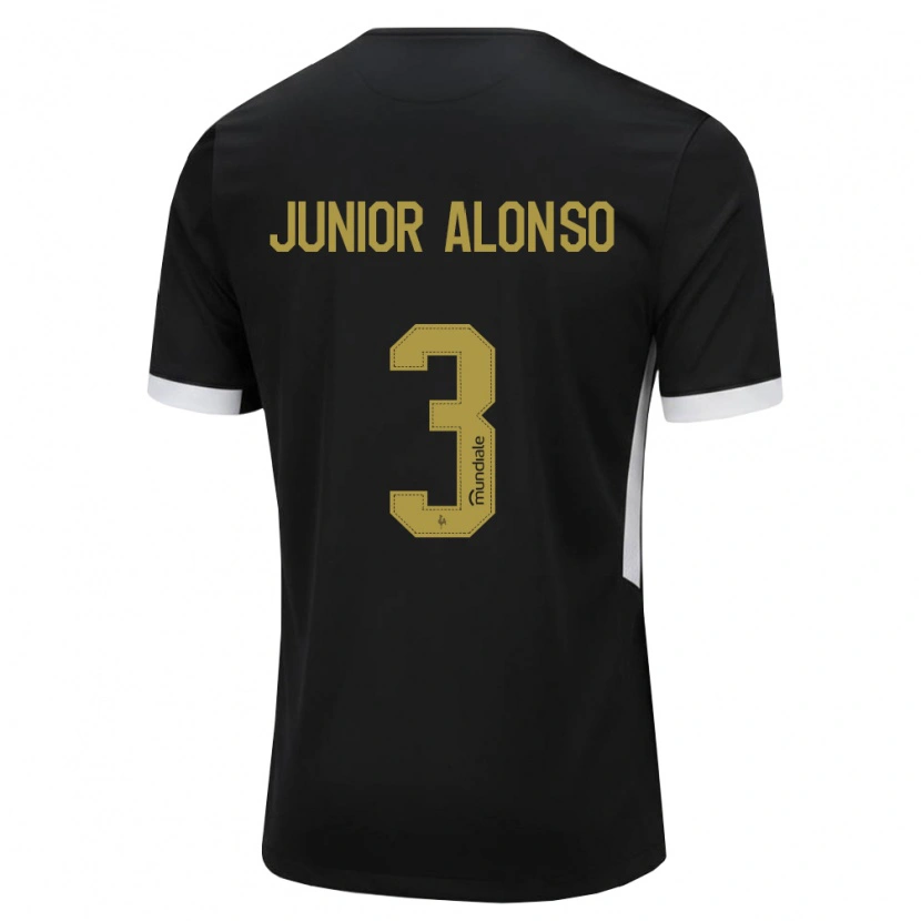 Danxen Uomo Maglia Junior Alonso #3 Nero Bianco Giallo Kit Gara Home 2026/27 Maglietta