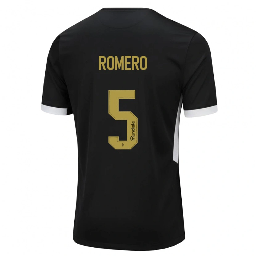 Danxen Uomo Maglia Mateus Romero #5 Nero Bianco Giallo Kit Gara Home 2026/27 Maglietta