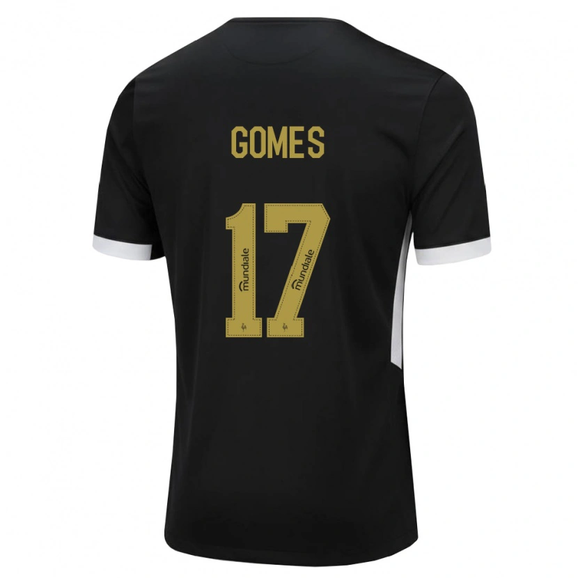 Danxen Uomo Maglia Igor Gomes #17 Nero Bianco Giallo Kit Gara Home 2026/27 Maglietta