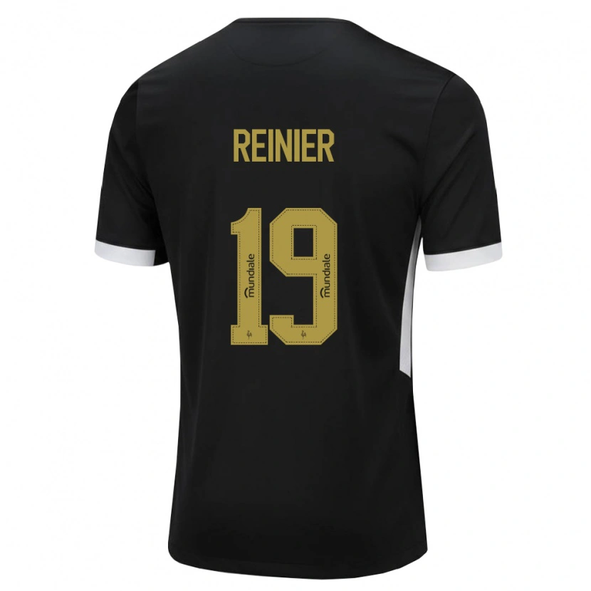 Danxen Uomo Maglia Reinier Jesus Carvalho #19 Nero Bianco Giallo Kit Gara Home 2026/27 Maglietta