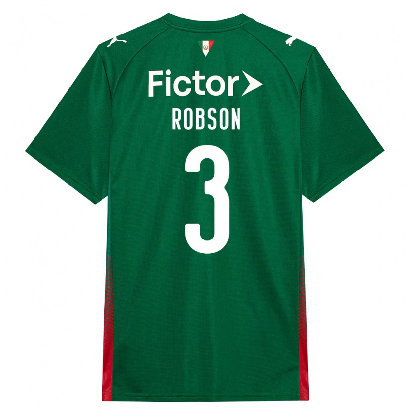 Danxen Uomo Maglia Robson Fernandes Dos Santos #3 Verde Rosso Bianco Kit Gara Home 2026/27 Maglietta