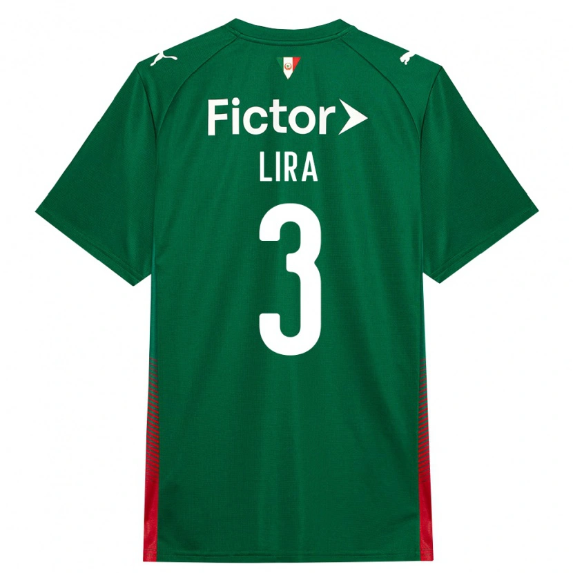 Danxen Uomo Maglia Guilherme Lira #3 Verde Rosso Bianco Kit Gara Home 2026/27 Maglietta