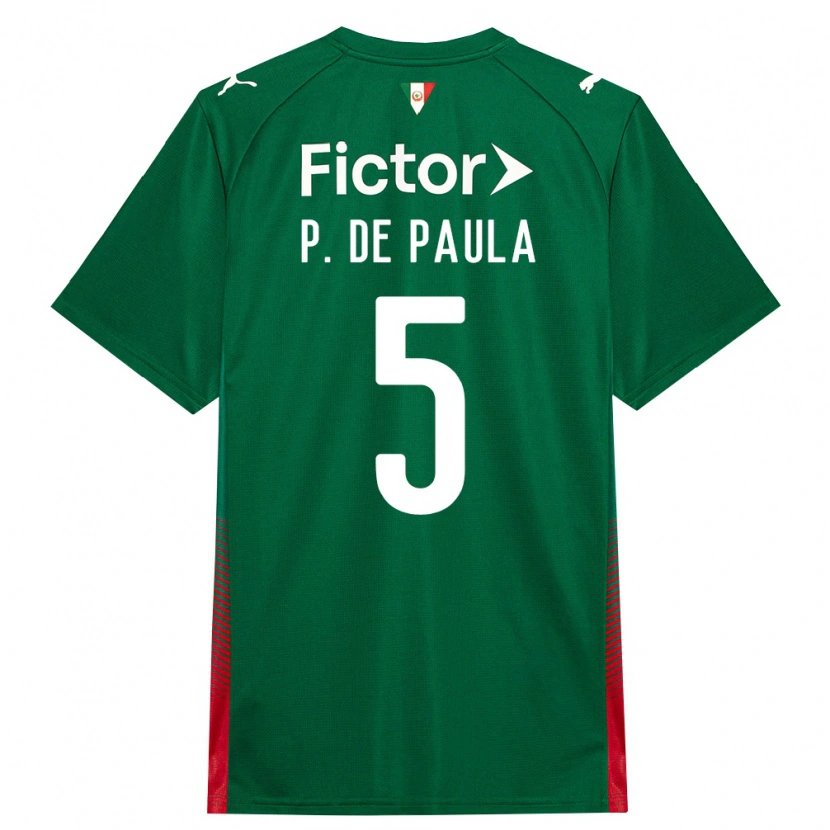 Danxen Uomo Maglia Patrick De Paula #5 Verde Rosso Bianco Kit Gara Home 2026/27 Maglietta