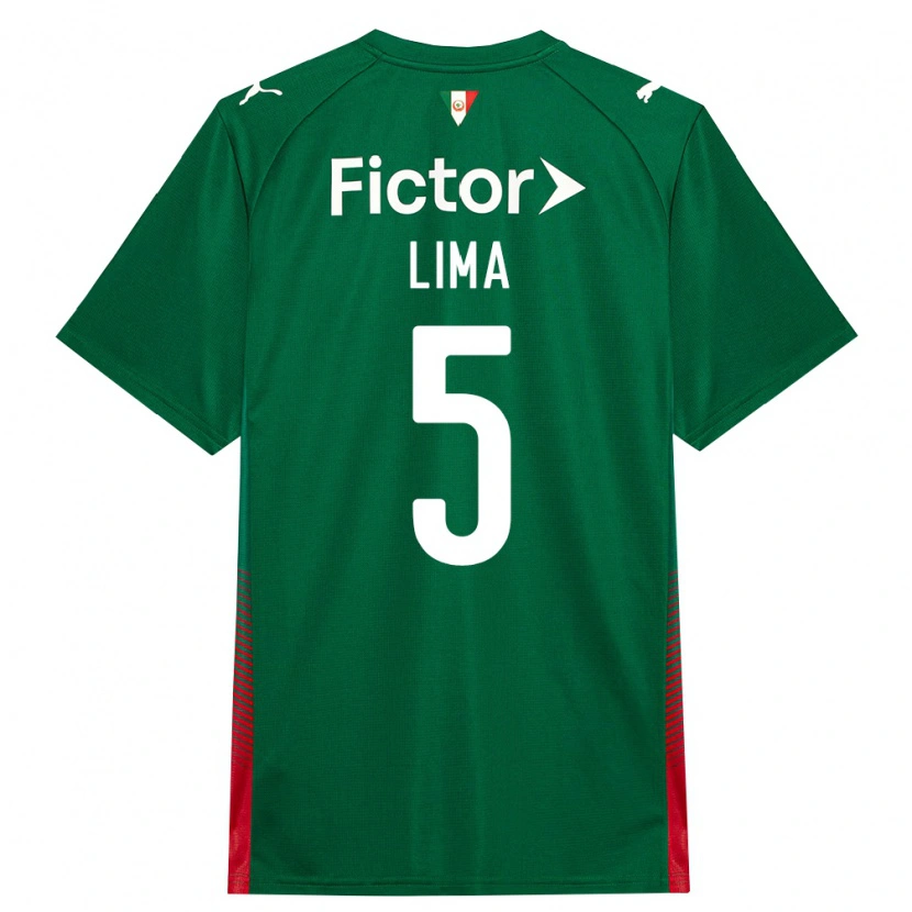 Danxen Uomo Maglia Ingryd Lima #5 Verde Rosso Bianco Kit Gara Home 2026/27 Maglietta