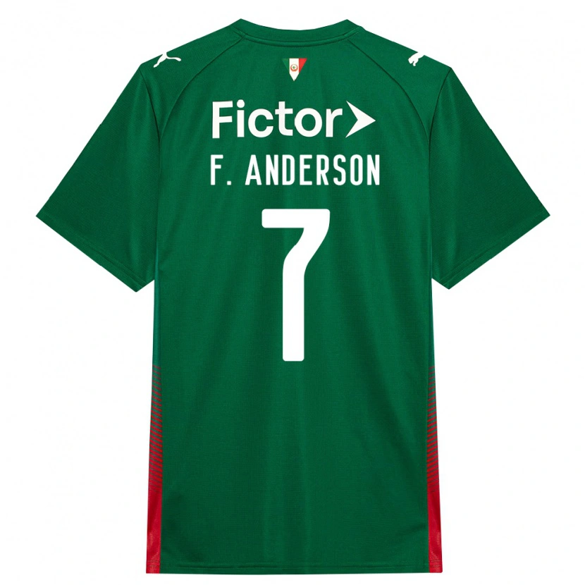 Danxen Uomo Maglia Felipe Anderson #7 Verde Rosso Bianco Kit Gara Home 2026/27 Maglietta
