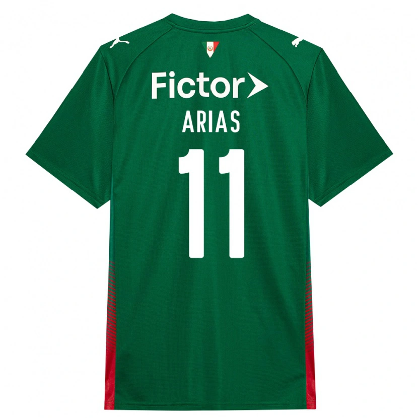 Danxen Uomo Maglia Jhon Arias #11 Verde Rosso Bianco Kit Gara Home 2026/27 Maglietta