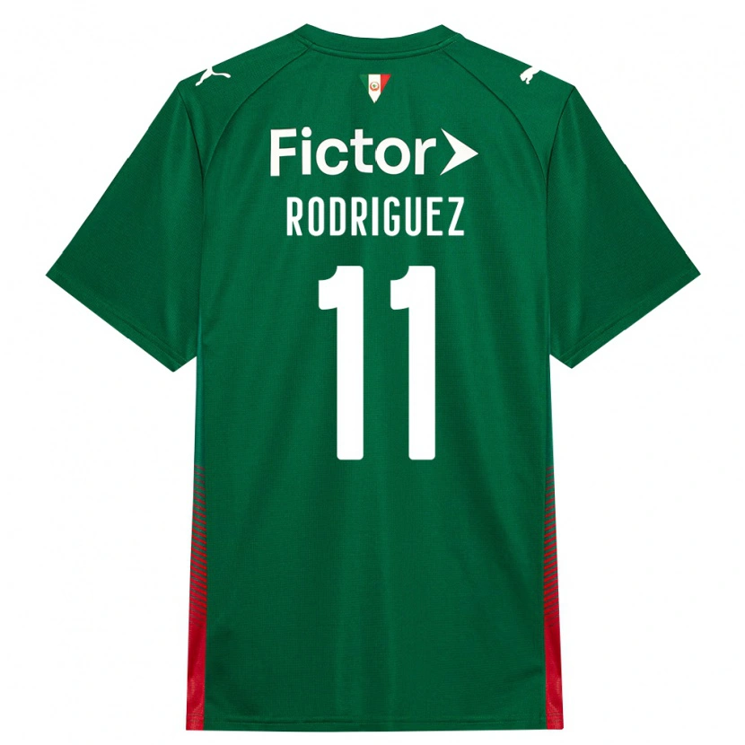 Danxen Uomo Maglia Yamila Rodriguez #11 Verde Rosso Bianco Kit Gara Home 2026/27 Maglietta