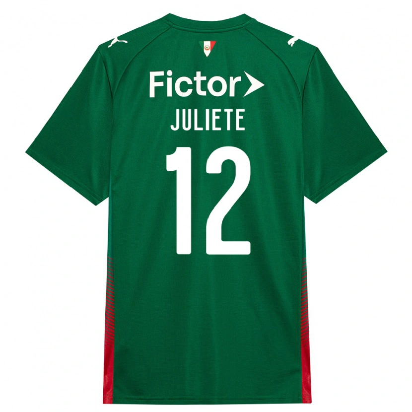 Danxen Uomo Maglia Juliete #12 Verde Rosso Bianco Kit Gara Home 2026/27 Maglietta