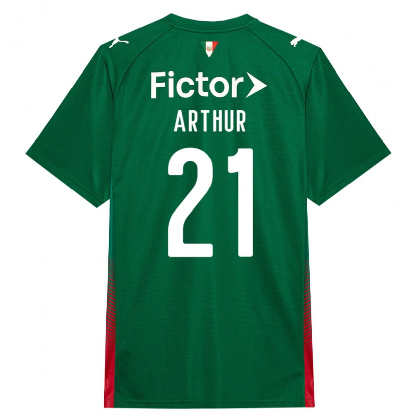 Danxen Uomo Maglia Luis Arthur #21 Verde Rosso Bianco Kit Gara Home 2026/27 Maglietta