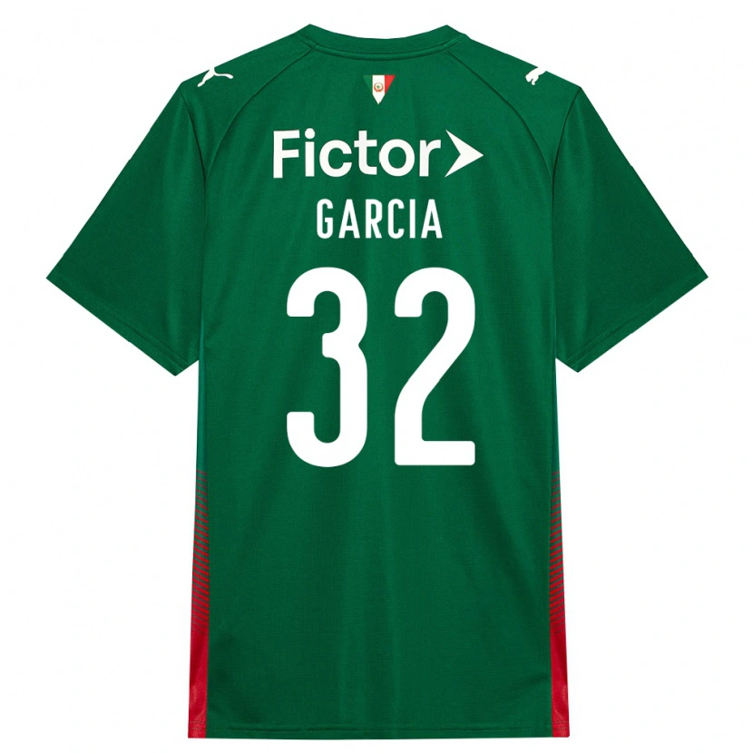 Danxen Uomo Maglia Garcia #32 Verde Rosso Bianco Kit Gara Home 2026/27 Maglietta