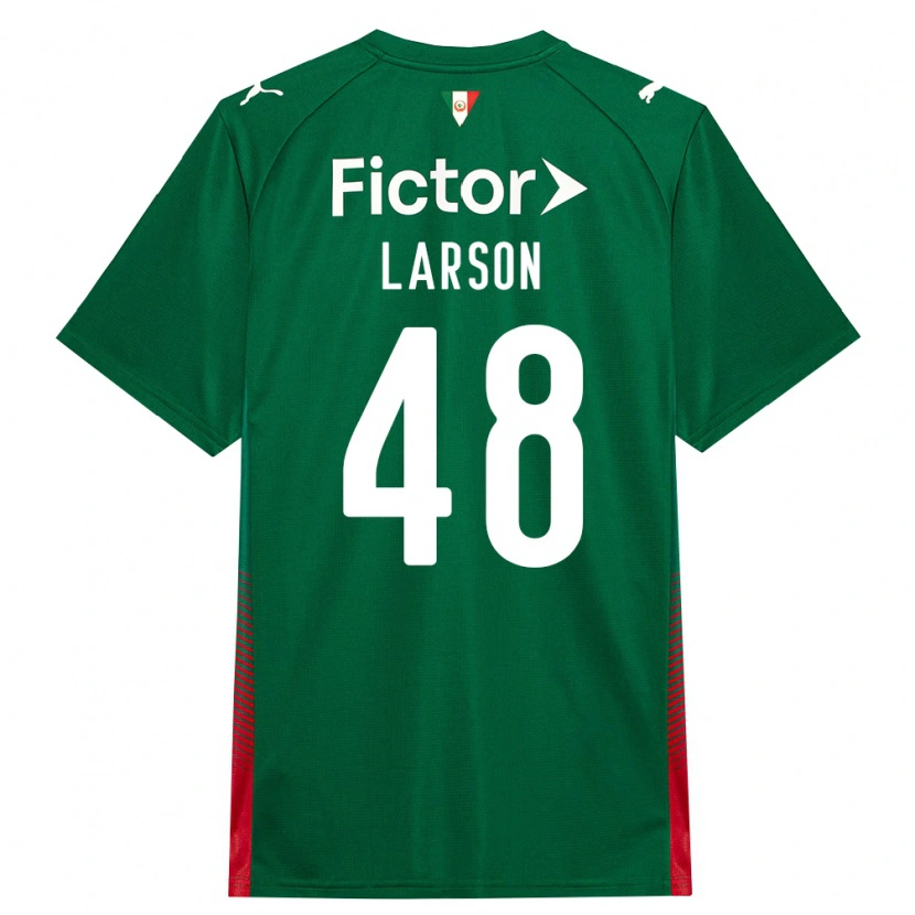 Danxen Uomo Maglia Larson Torna Ferreira Dos Santos #48 Verde Rosso Bianco Kit Gara Home 2026/27 Maglietta