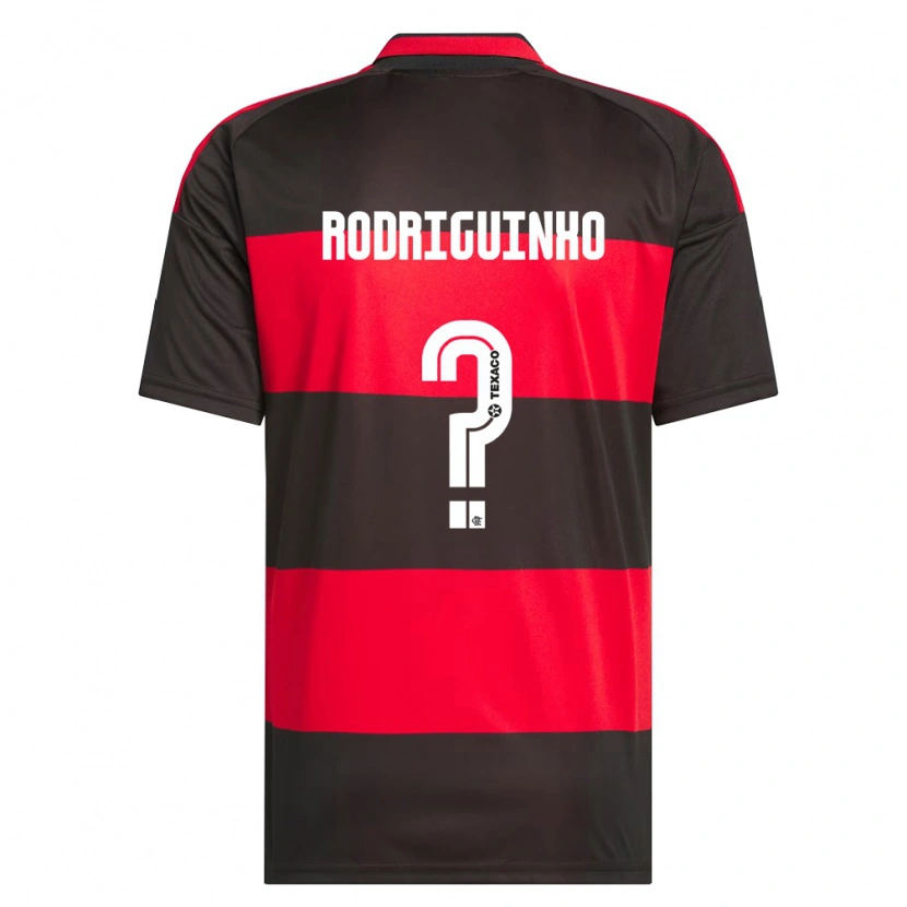 Danxen Uomo Maglia Rodriguinho #0 Rosso Nero Bianco Kit Gara Home 2026/27 Maglietta