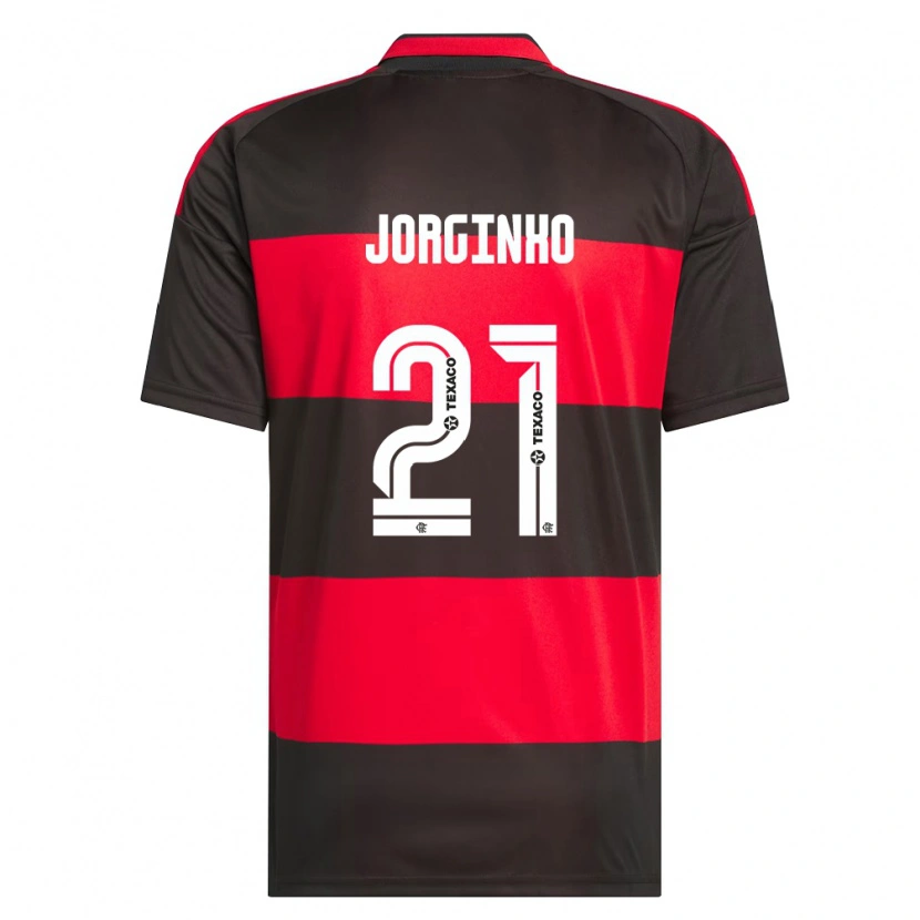 Danxen Uomo Maglia Jorginho #21 Rosso Nero Bianco Kit Gara Home 2026/27 Maglietta