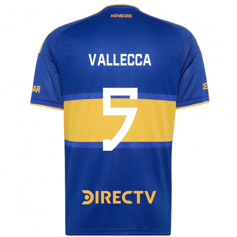 Danxen Uomo Maglia Santiago Vallecca #5 Blu Reale Giallo Kit Gara Home 2026/27 Maglietta