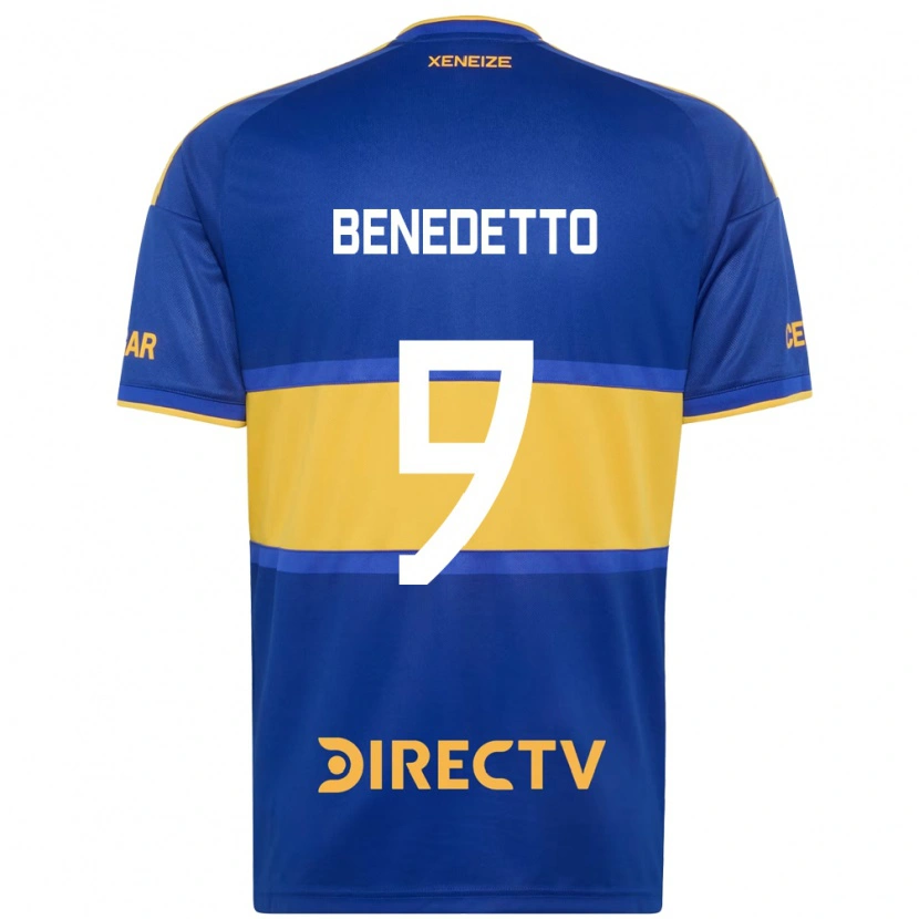 Danxen Uomo Maglia Dario Benedetto #9 Blu Reale Giallo Kit Gara Home 2026/27 Maglietta