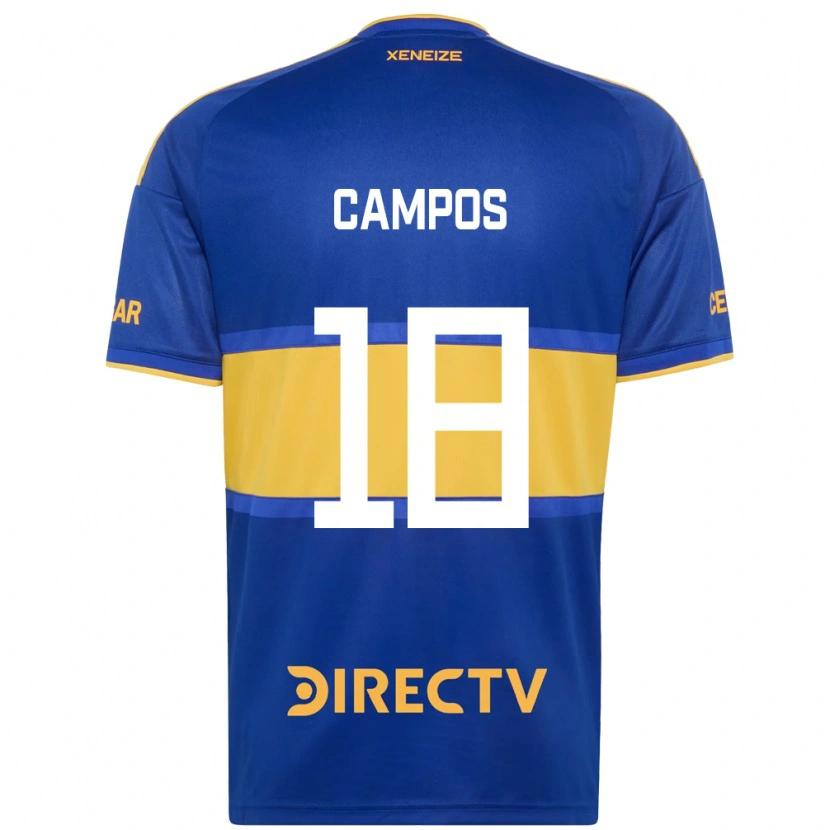 Danxen Uomo Maglia Brisa Campos #18 Blu Reale Giallo Kit Gara Home 2026/27 Maglietta