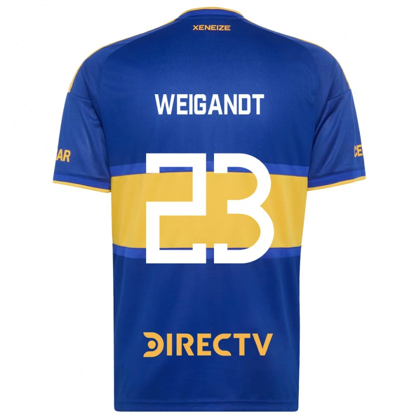 Danxen Uomo Maglia Marcelo Weigandt #23 Blu Reale Giallo Kit Gara Home 2026/27 Maglietta