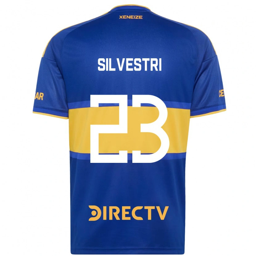 Danxen Uomo Maglia Delfina Silvestri #23 Blu Reale Giallo Kit Gara Home 2026/27 Maglietta