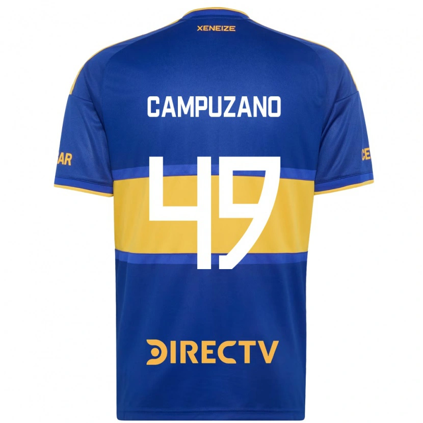 Danxen Uomo Maglia Jorman Campuzano #49 Blu Reale Giallo Kit Gara Home 2026/27 Maglietta