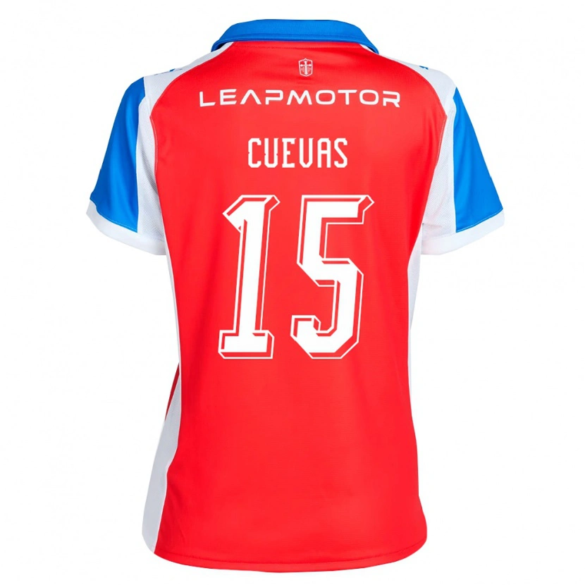 Danxen Uomo Maglia Cristian Cuevas #15 Rosso Blu Kit Gara Away 2026/27 Maglietta