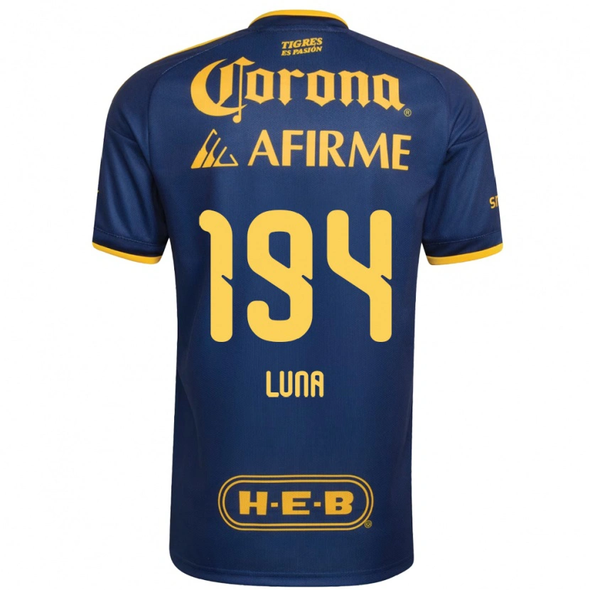 Danxen Uomo Maglia Juan Luna #194 Blu Reale Giallo Kit Gara Away 2026/27 Maglietta