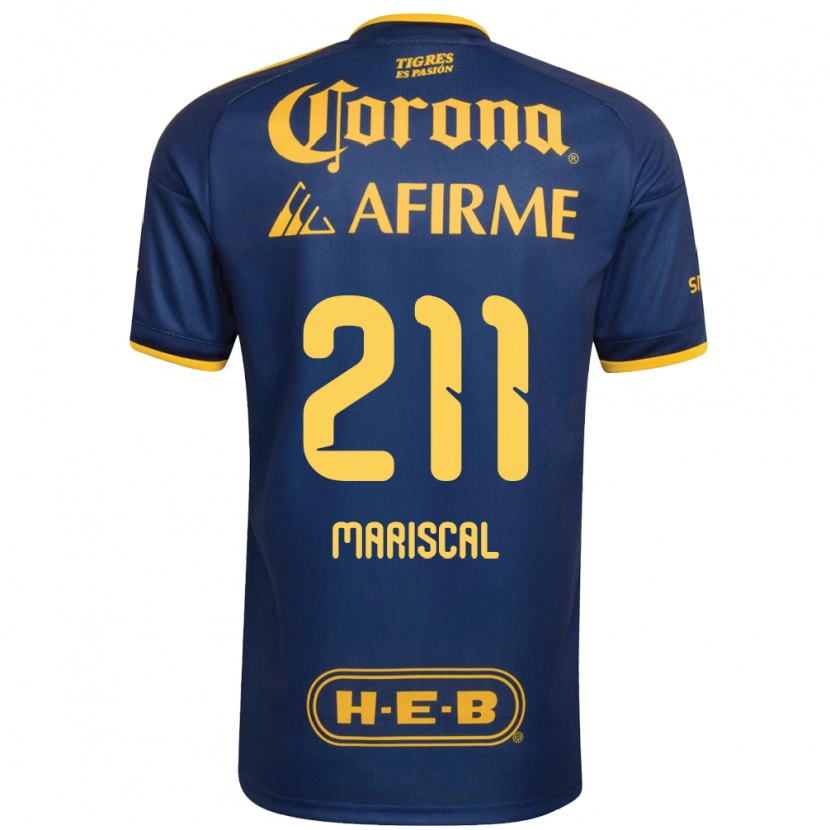 Danxen Uomo Maglia Kevin Mariscal #211 Blu Reale Giallo Kit Gara Away 2026/27 Maglietta