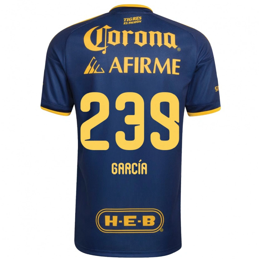 Danxen Uomo Maglia Diego García #239 Blu Reale Giallo Kit Gara Away 2026/27 Maglietta