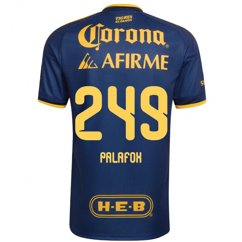 Danxen Uomo Maglia José Palafox #249 Blu Reale Giallo Kit Gara Away 2026/27 Maglietta