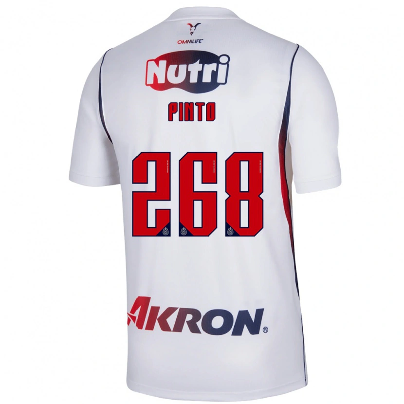 Danxen Uomo Maglia Rigo Pinto #268 Bianco Rosso Blu Navy Kit Gara Away 2026/27 Maglietta