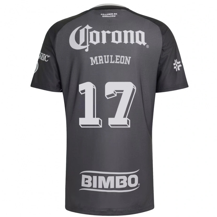 Danxen Uomo Maglia Natalia Mauleon #17 Grigio Bianco Nero Kit Gara Away 2026/27 Maglietta