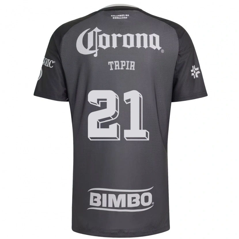 Danxen Uomo Maglia Fernando Tapia #21 Grigio Bianco Nero Kit Gara Away 2026/27 Maglietta