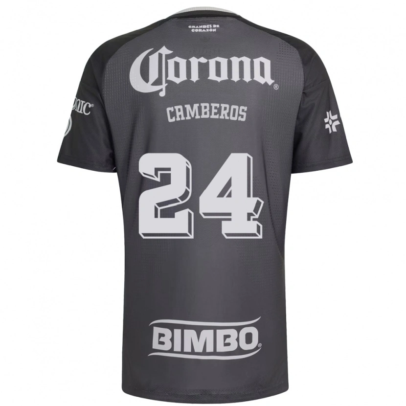 Danxen Uomo Maglia Scarlett Camberos #24 Grigio Bianco Nero Kit Gara Away 2026/27 Maglietta
