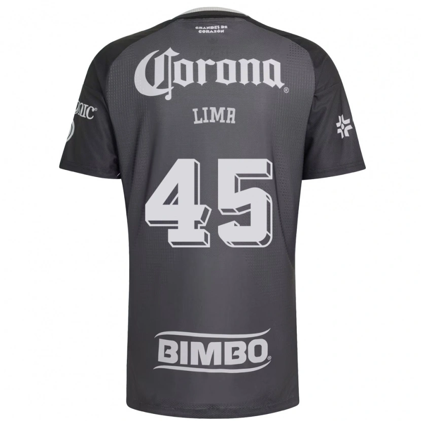 Danxen Uomo Maglia Vinícius Moreira De Lima #45 Grigio Bianco Nero Kit Gara Away 2026/27 Maglietta