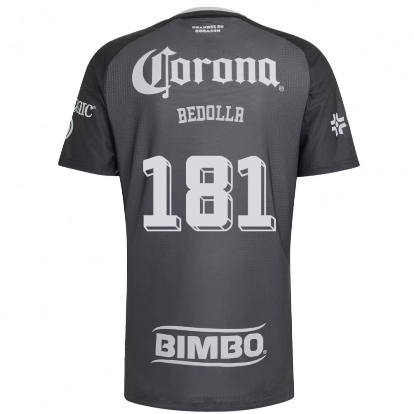 Danxen Uomo Maglia Paolo Bedolla #181 Grigio Bianco Nero Kit Gara Away 2026/27 Maglietta