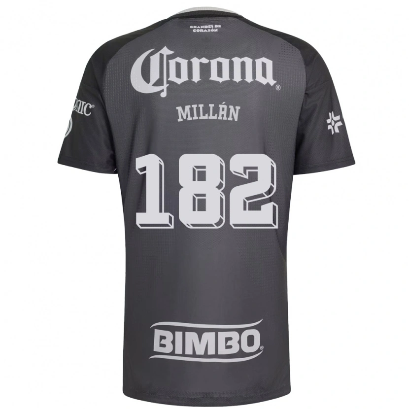 Danxen Uomo Maglia Daniel Millán #182 Grigio Bianco Nero Kit Gara Away 2026/27 Maglietta