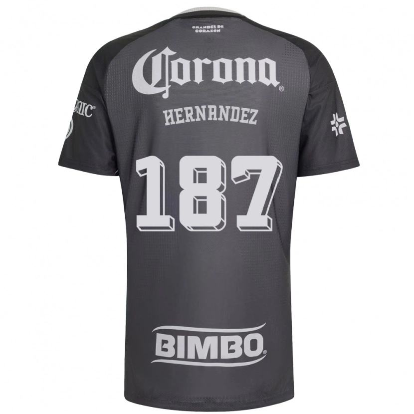 Danxen Uomo Maglia Miguel Hernández #187 Grigio Bianco Nero Kit Gara Away 2026/27 Maglietta