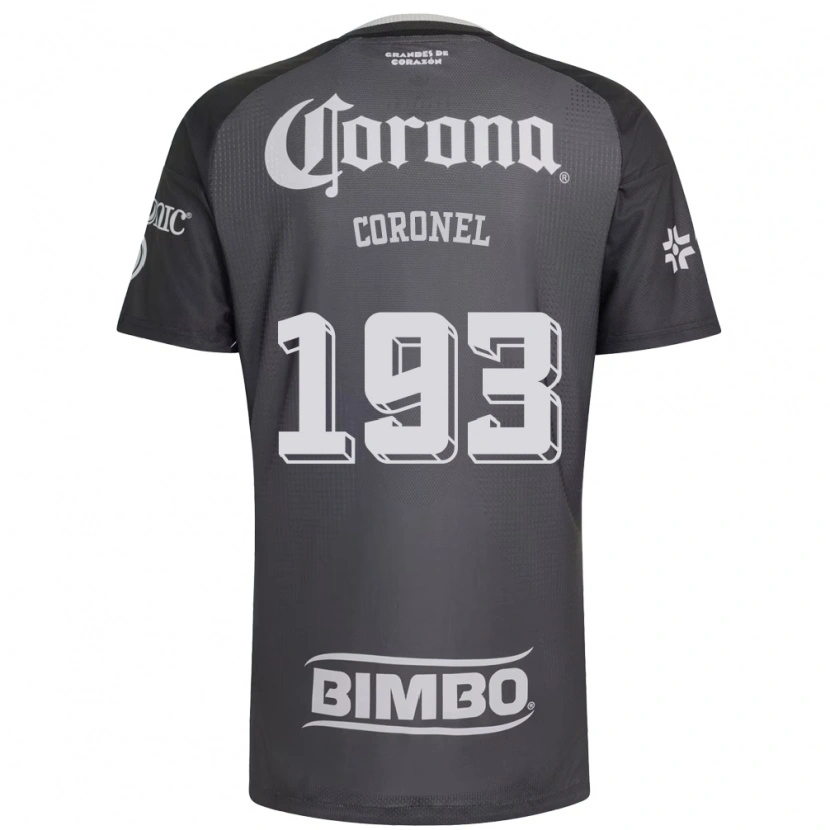 Danxen Uomo Maglia Ángel Coronel #193 Grigio Bianco Nero Kit Gara Away 2026/27 Maglietta
