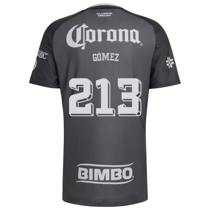 Danxen Uomo Maglia Adrián Gómez #213 Grigio Bianco Nero Kit Gara Away 2026/27 Maglietta