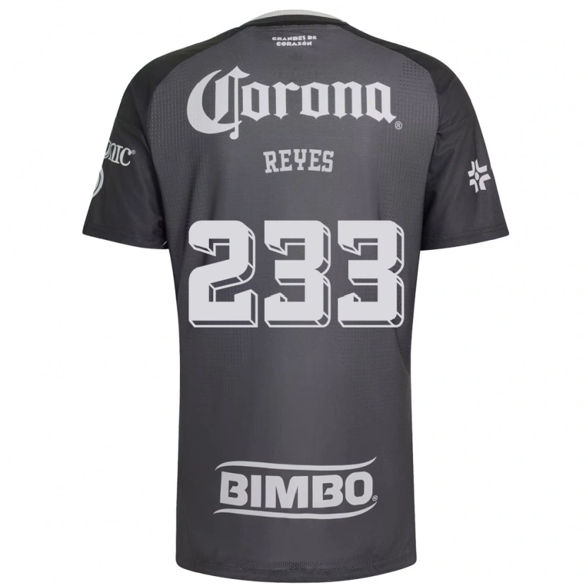 Danxen Uomo Maglia Andrés Reyes #233 Grigio Bianco Nero Kit Gara Away 2026/27 Maglietta