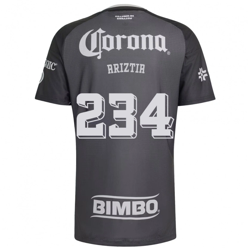 Danxen Uomo Maglia Íñigo Ariztia #234 Grigio Bianco Nero Kit Gara Away 2026/27 Maglietta