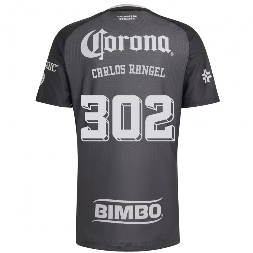 Danxen Uomo Maglia Juan Carlos Rangel #302 Grigio Bianco Nero Kit Gara Away 2026/27 Maglietta