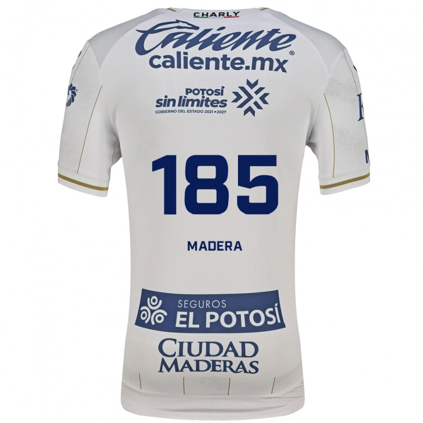 Danxen Uomo Maglia Héctor Madera #185 Bianco Blu Kit Gara Away 2026/27 Maglietta